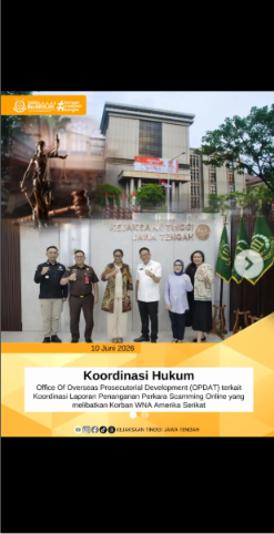 Koordinasi Hukum Office Of Overseas Prosecutorial Development OPDAT) terkait Koordinasi Laporan Penanganan Perkara Scamming Online yang melibatkan Korban WNA Amerika Serikat