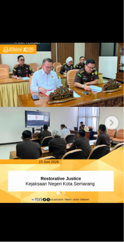 Restorative Justice Kejaksaan Negeri Kota Semarang