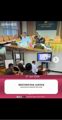 RESTORATIVE JUSTICE KEJAKSAAN NEGERI BATANG