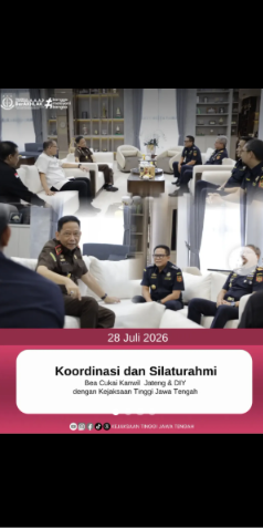 Koordinasi dan SIlaturahmi Bea Cukai Kanwil Jateng DIY dengan Kejkasaan Tinggi Jawa Tengah