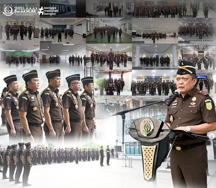 Kajati Jabar Pimpin Apel Gabungan Tekankan Integritas Demi Meningkatkan Kepercayaan Publik