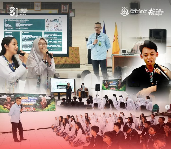Tanamkan Kesadaran Hukum Sejak Dini Kejati Jabar Laksanakan Jaksa Masuk Sekolah di SMP Negeri 28 Bandung