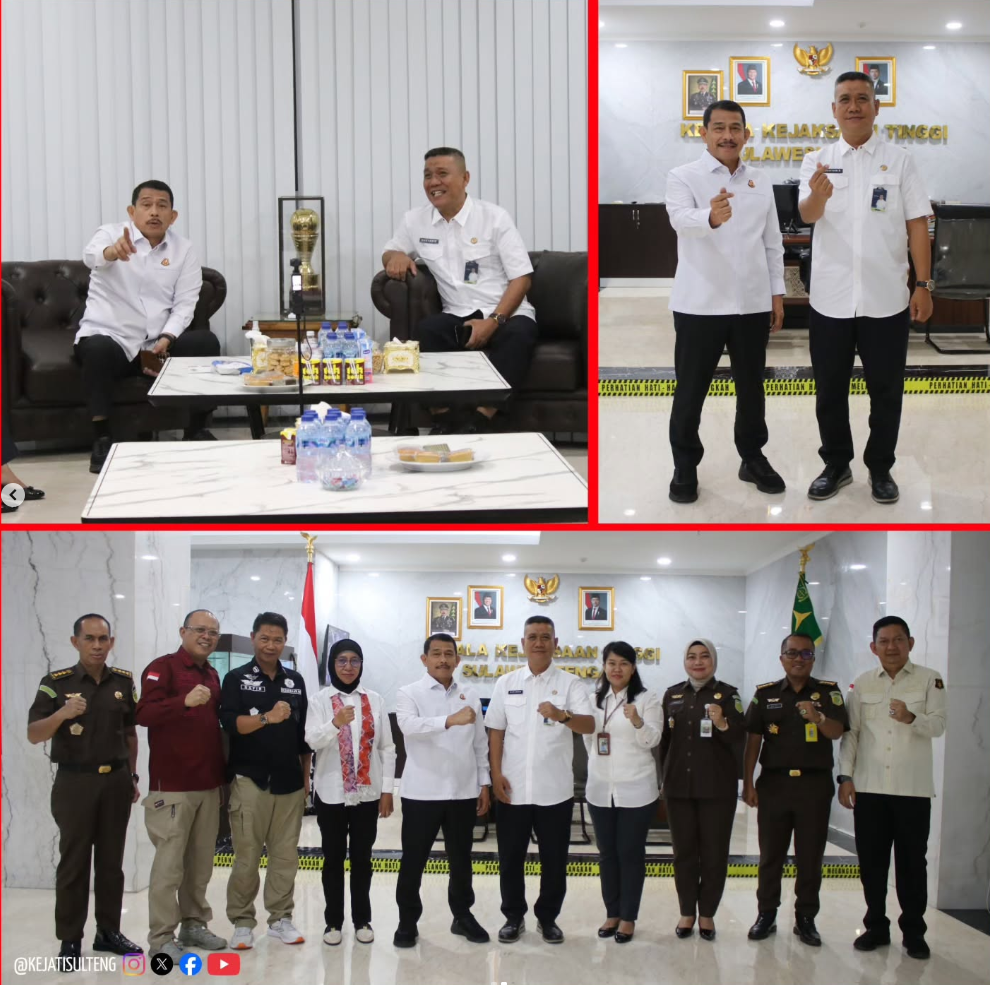 KAJATI SULTENG MENERIMA KUNJUNGAN KEPALA PERWAKILAN BKKBN SULTENGPERKUAT SINERGI UNTUK PEMBANGUNAN DAN KESEJAHTERAAN MASYARAKAT