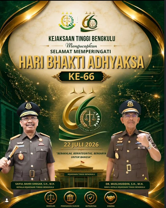 Selamat Memperingati Hari Bhakti Adhyaksa Ke-66