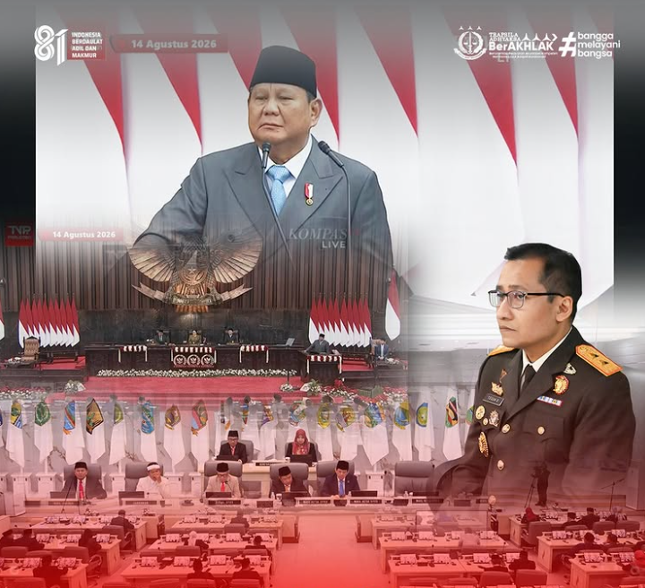 Perkuat Sinergi Antar-Lembaga Kajati Jabar Hadiri Rapat Paripurna DPRD Jabar Mendengarkan Pidato Presiden RI Tahun 2026