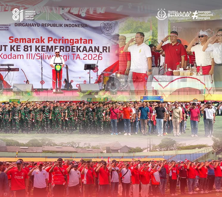 Semarak HUT ke-81 Kemerdekaan RI Aspidmil Kejati Jabar Hadiri Pembukaan Road to Semarak Kemerdekaan Siliwangi 2026