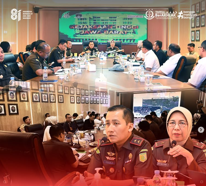 Kajati Jabar Pimpin Rapat Pengamanan Pembangunan Strategis Pastikan Proyek Strategis Berjalan Sesuai Ketentuan
