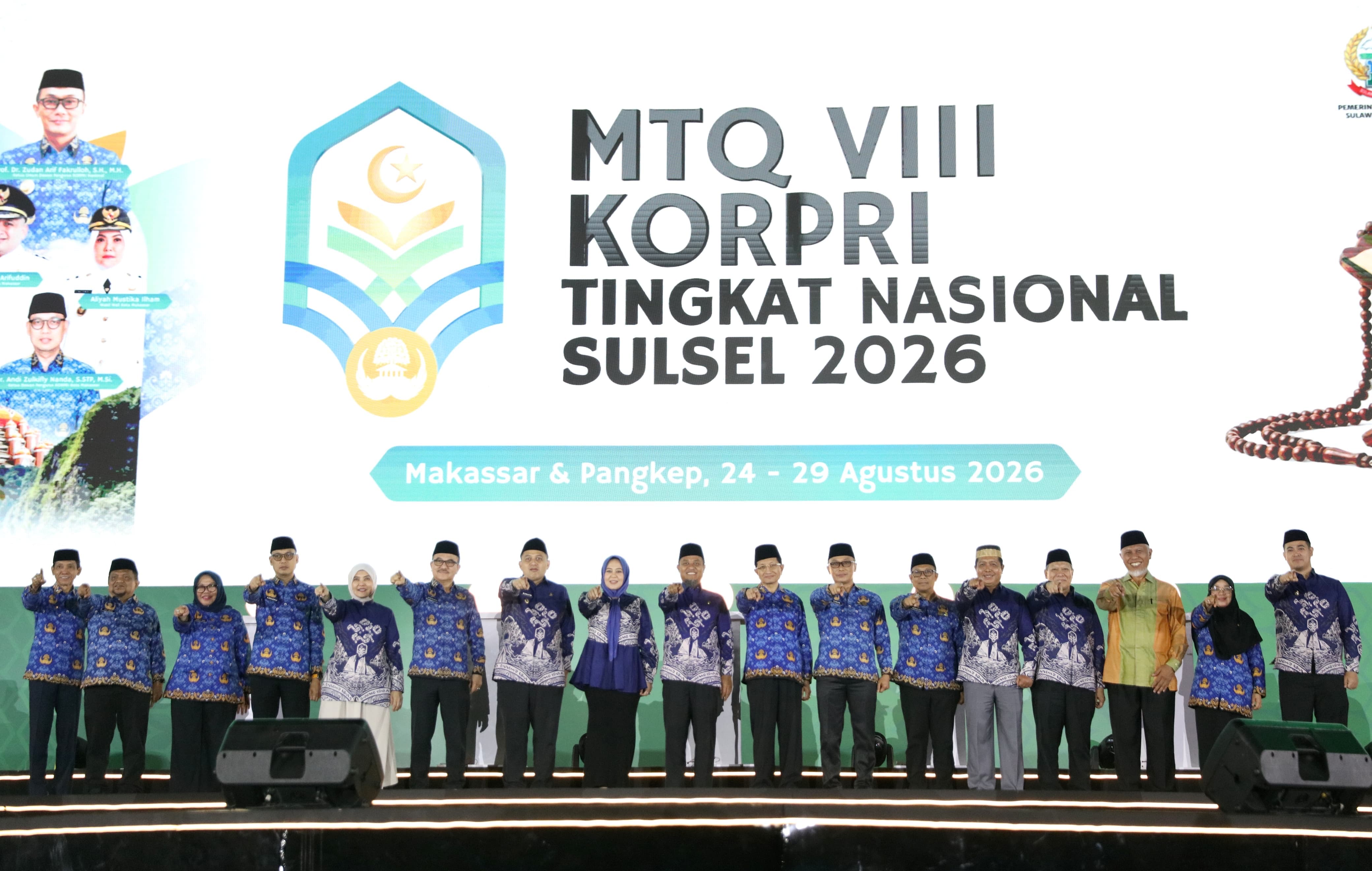Kajati Sulsel Wakili Jaksa Agung Hadiri Pembukaan MTQ VIII KORPRI Tingkat Nasional 2026 di Makassar
