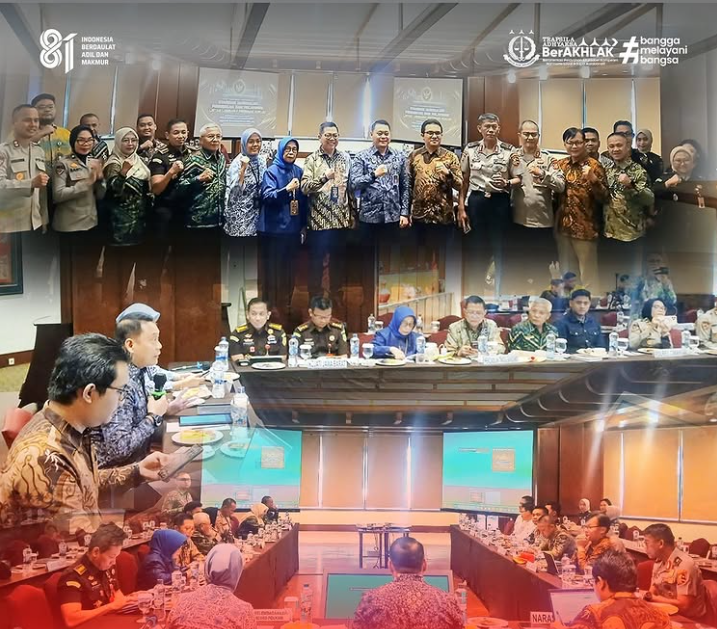 Aspidum Kejati Jabar Menghadiri Rapat Penyusunan RekomendasI  Standar Kurikulum Pendidikan Dan Pelatihan Lintas Lembaga Penegak Hukum