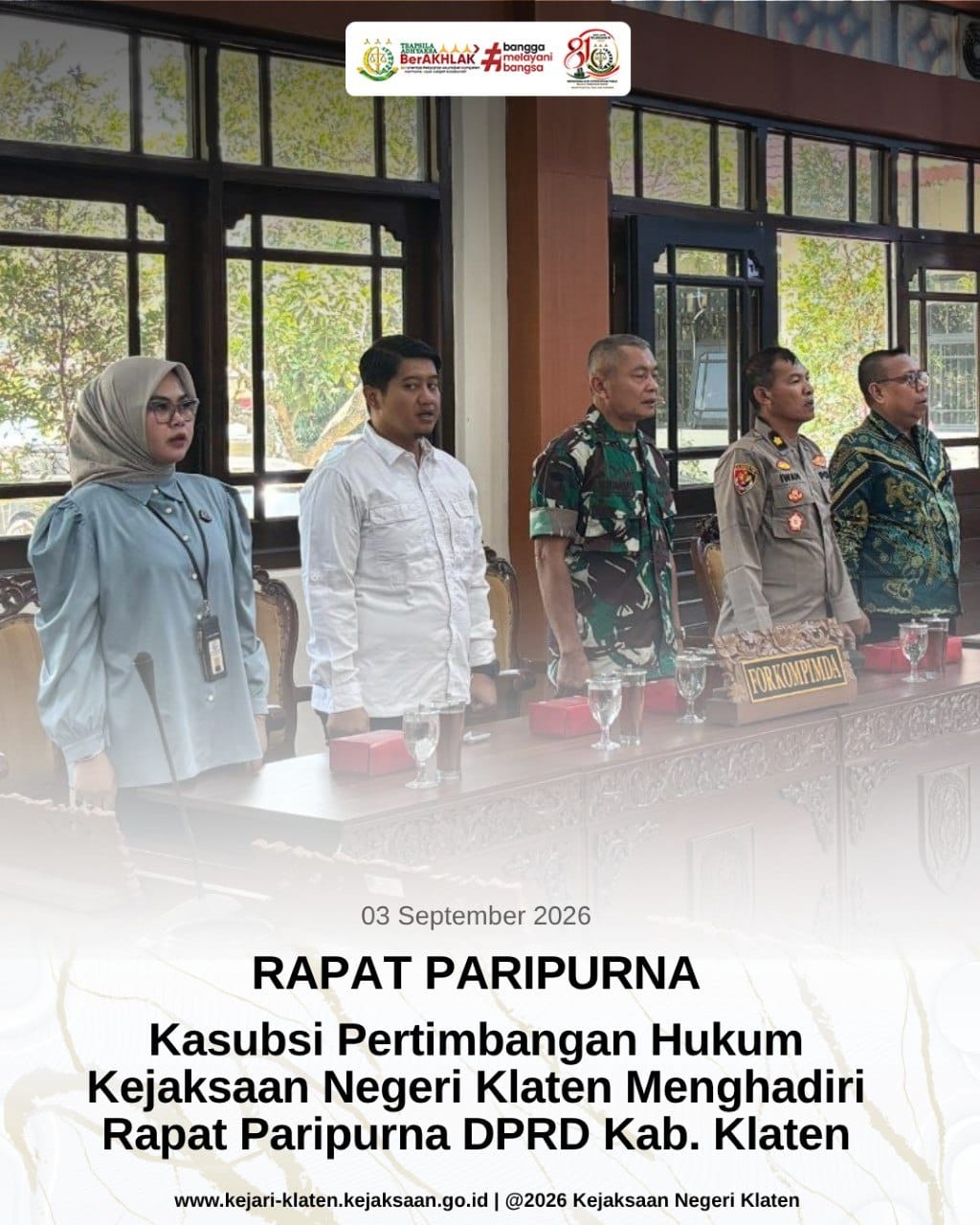 Rapat Paripurna DPRD Kabupaten Klaten