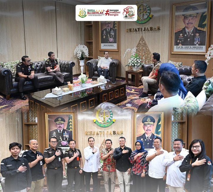 Perkuat Sinergi Kelembagaan Kajati Jabar Terima Kunjungan Silaturahmi Ketua KPU Provinsi Jawa Barat