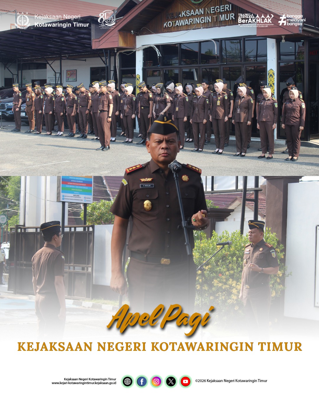 APEL PAGI KEJAKSAAN NEGERI KOTAWARINGIN TIMUR