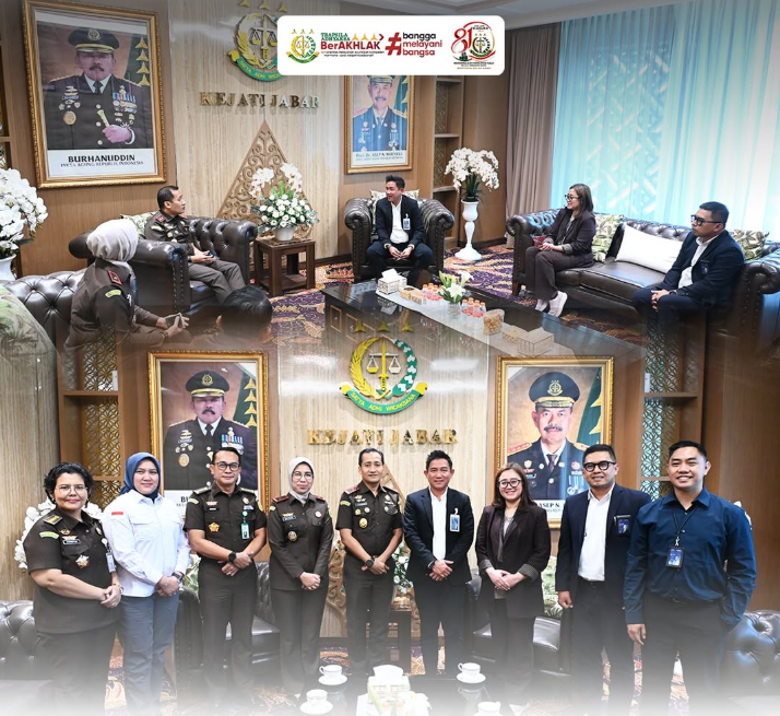 Kajati Jabar Terima Audiensi Regional CEO BNI Kantor Wilayah 04 Perkuat Sinergi dan Kolaborasi Kelembagaan