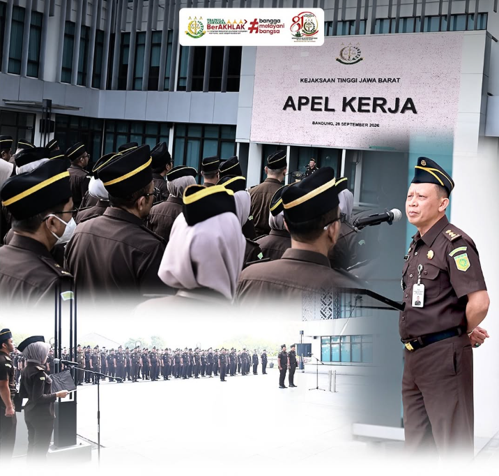 Koordinator Pimpin Apel Kerja Kejati Jabar Tekankan Tertib Administrasi dan Jaga Integritas