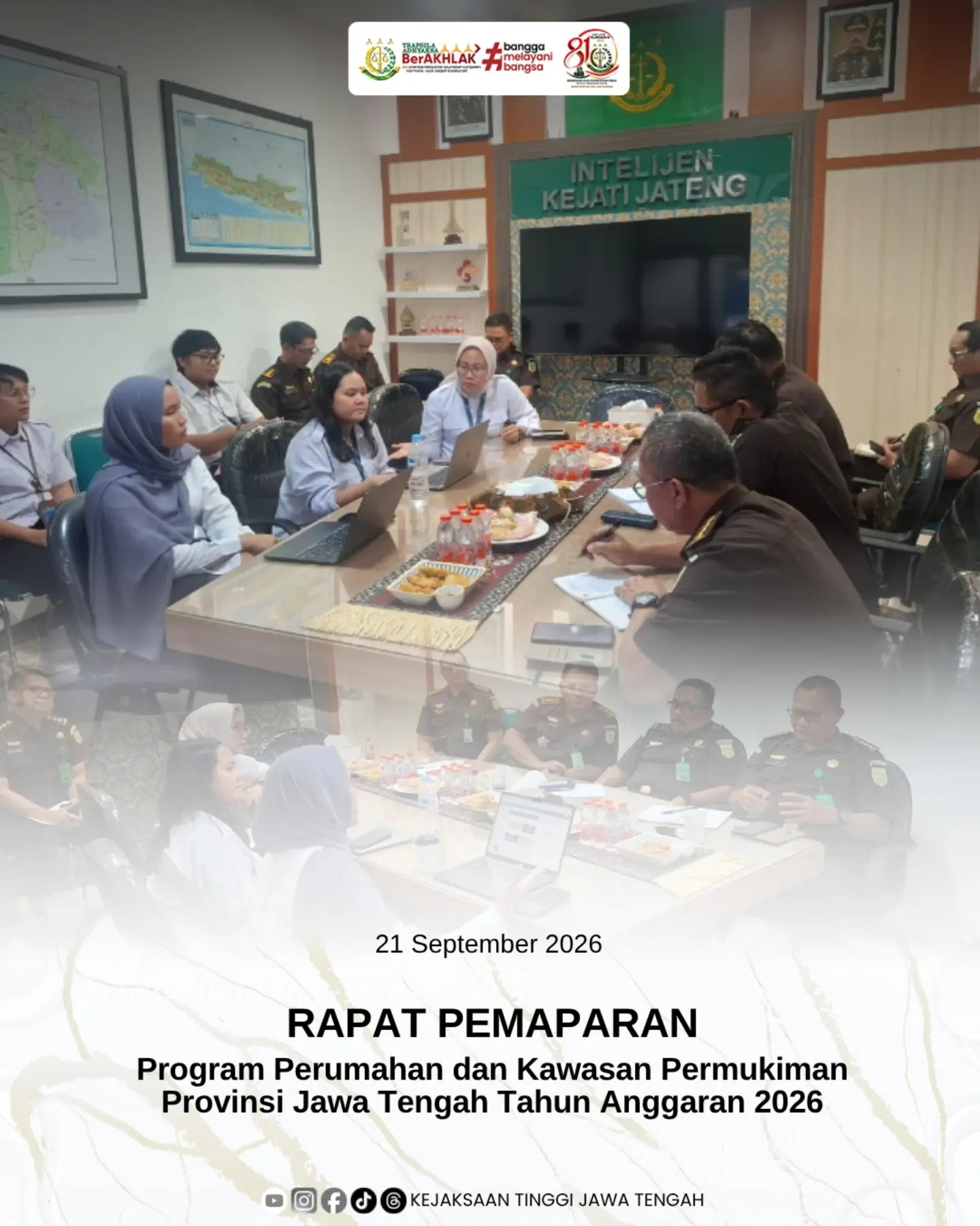 Rapat Pemaparan Program Perumahan dan Kawasan Permukiman Provinsi Jateng TA 2026