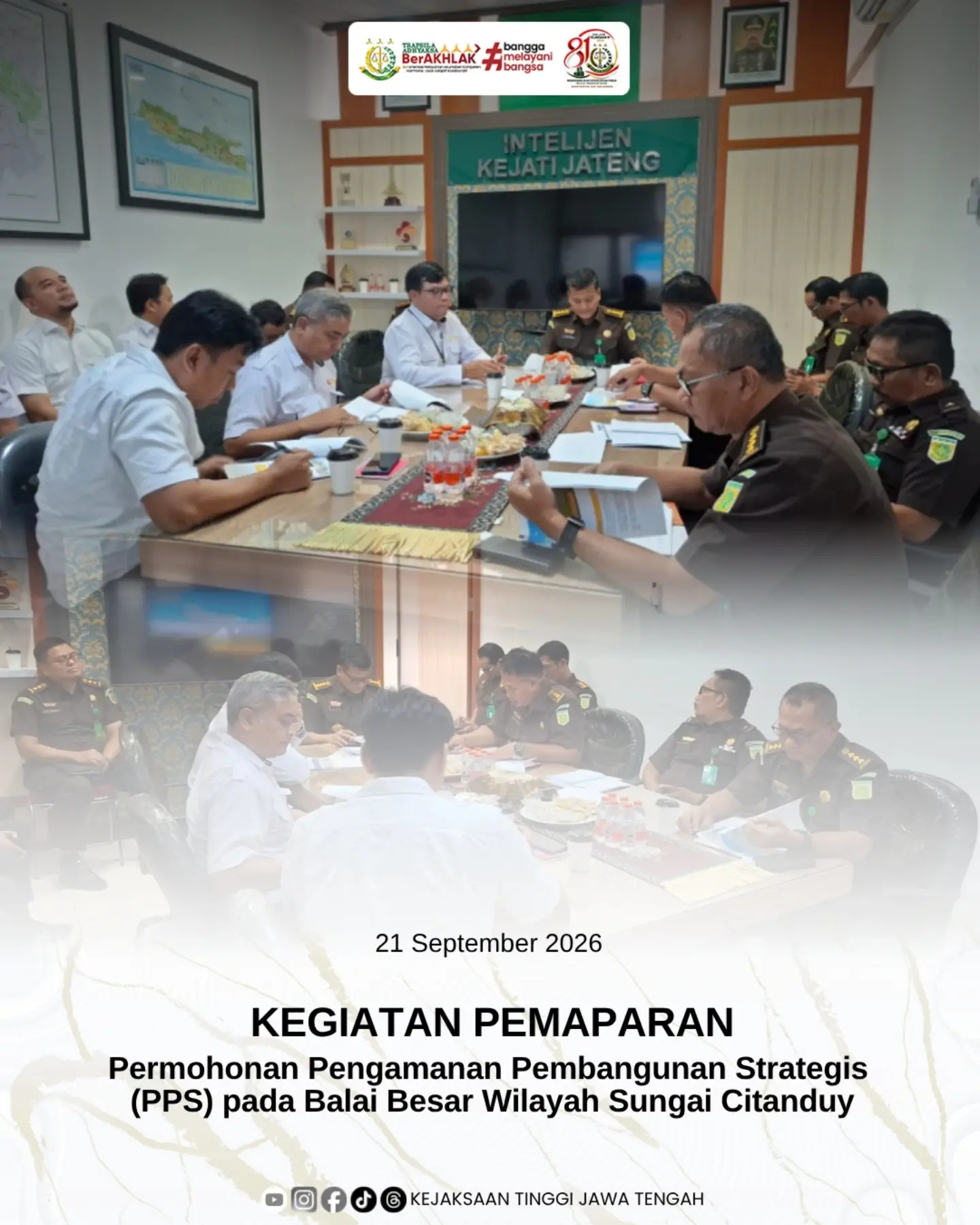 Pemaparan Permohonan PPS pada Balai Besar Wilayah Citanduy
