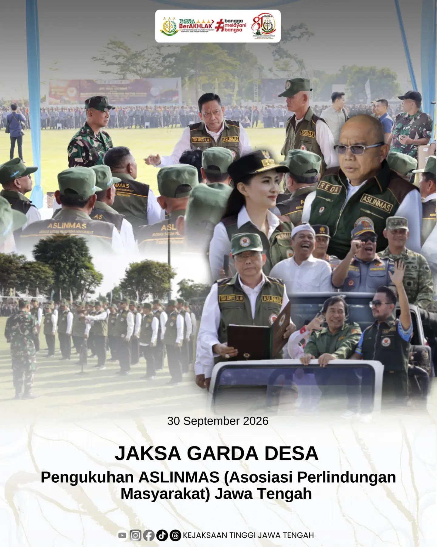 Pengukuhan Aslinmas Jawa Tengah