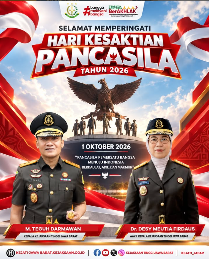Selamat Memperingati Hari Kesaktian Pancasila 1 Oktober 2026