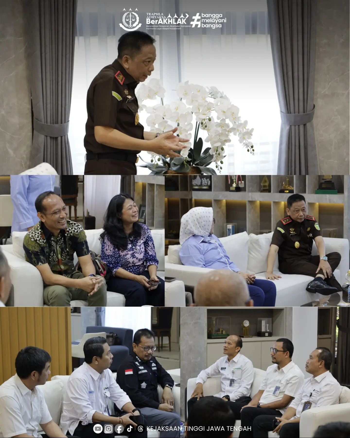 Audiensi OPDAT Departemen Kehakiman AS pada Kedutaan Besar AS Perhutani Divisi Regional Jateng dan PT Perhutani Alam Wisata Resorsis dengan Kejati Jateng