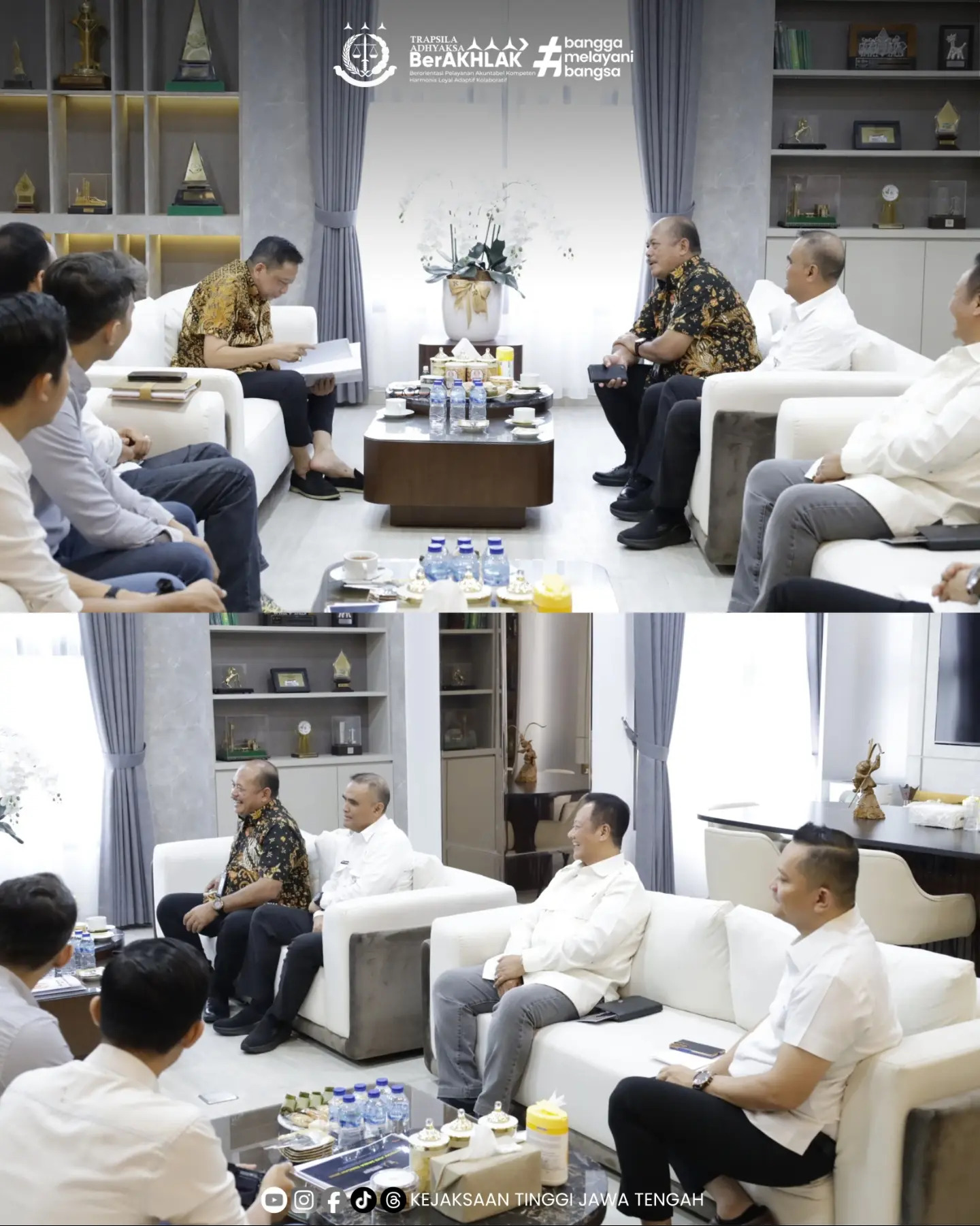 Audiensi dan Silaturahmi KONI Jateng dengan Kejati Jateng