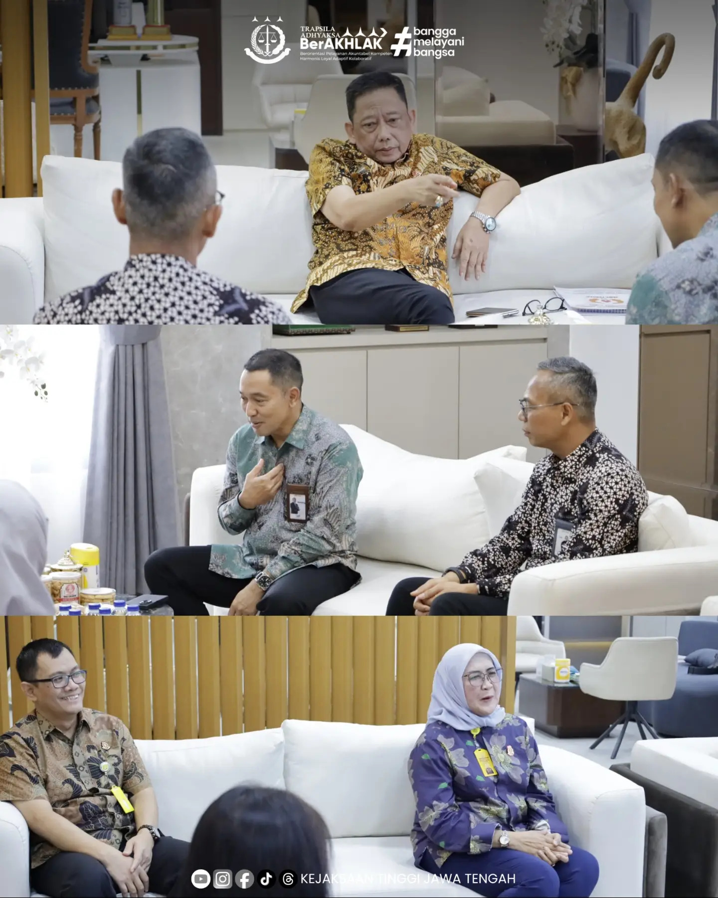 Audiensi dan Silaturahmi PT Bank Pembangunan Daerah Jateng dengan Kejati Jateng