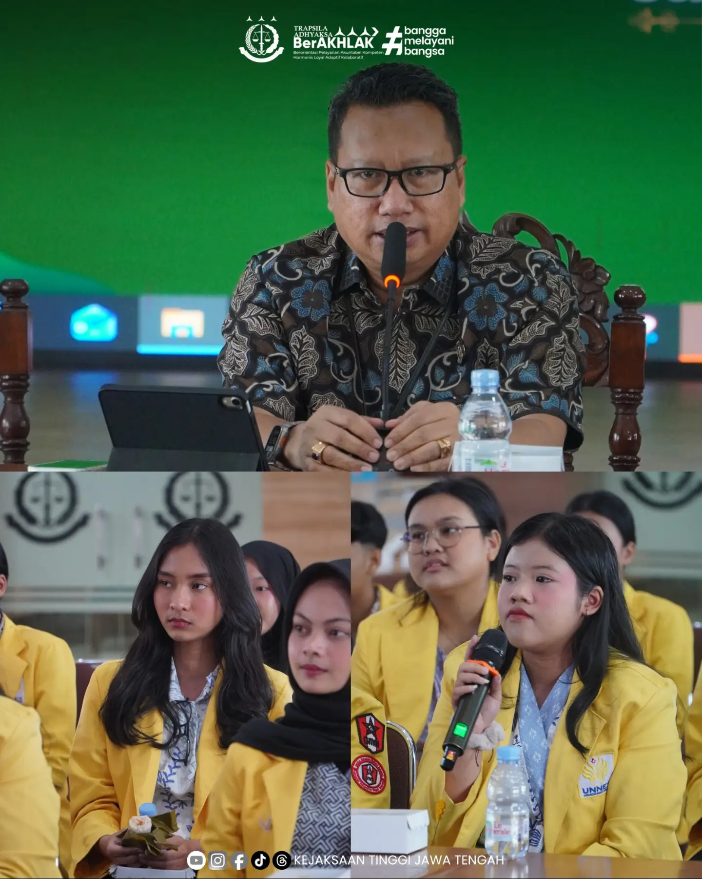 Kunjungan dan Audiensi Anggota DPM FH Unnes di Kejati Jateng