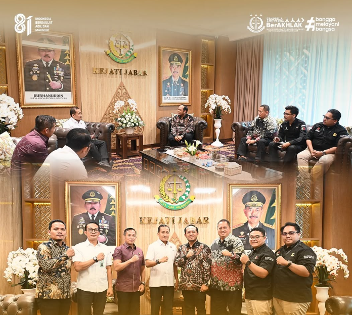Jalin SIlaturahmi dan Perkuat Koordinasi Kajati Jabar sambut Kunjungan Silaturahmi Ketua Bawaslu Provinsi Jawa Barat