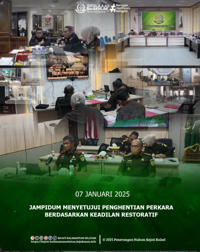 melaksanakan ekspose penghentian penuntutan perkara berdasarkan keadilan restoratif Restorative Justice)