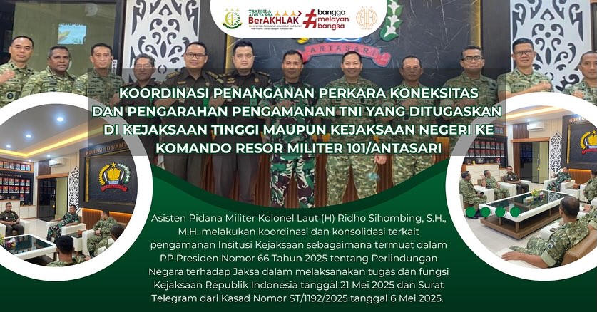 Komandan Komando Resor Militer 101Antasari Brigjend TNI Ilham Yunus SSos MSi