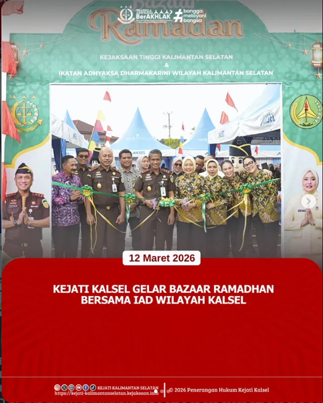 KEJATI KALSEL GELAR BAZAAR RAMADHAN BERSAMA IAD WILAYAH KALSEL