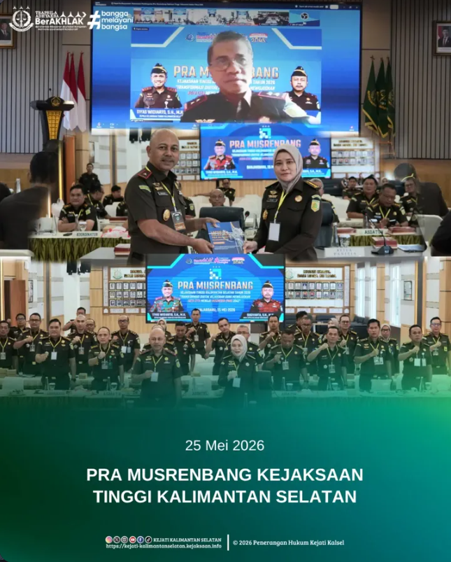 PRA MUSRENBANG KEJAKSAAN TINGGI KALIMANTAN SELATAN