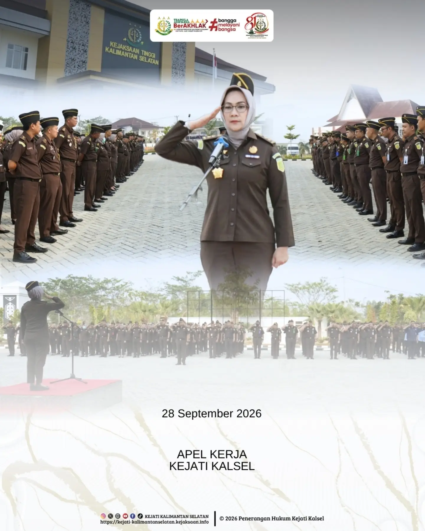 Senin 28 September 2026 Asisten Pidana Umum Kejaksaan Tinggi Kalimantan Selatan Yuliyati Ningsih SH MH