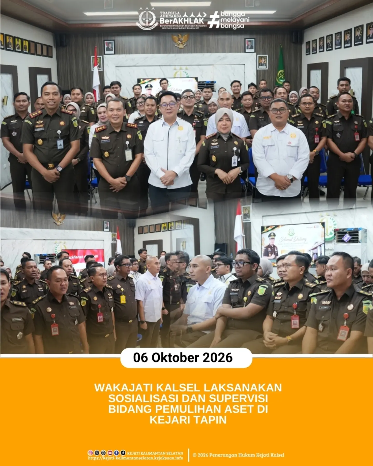 Rantau 6 Oktober 2026 – Wakil Kepala Kejaksaan Tinggi Kalimantan Selatan Dr
