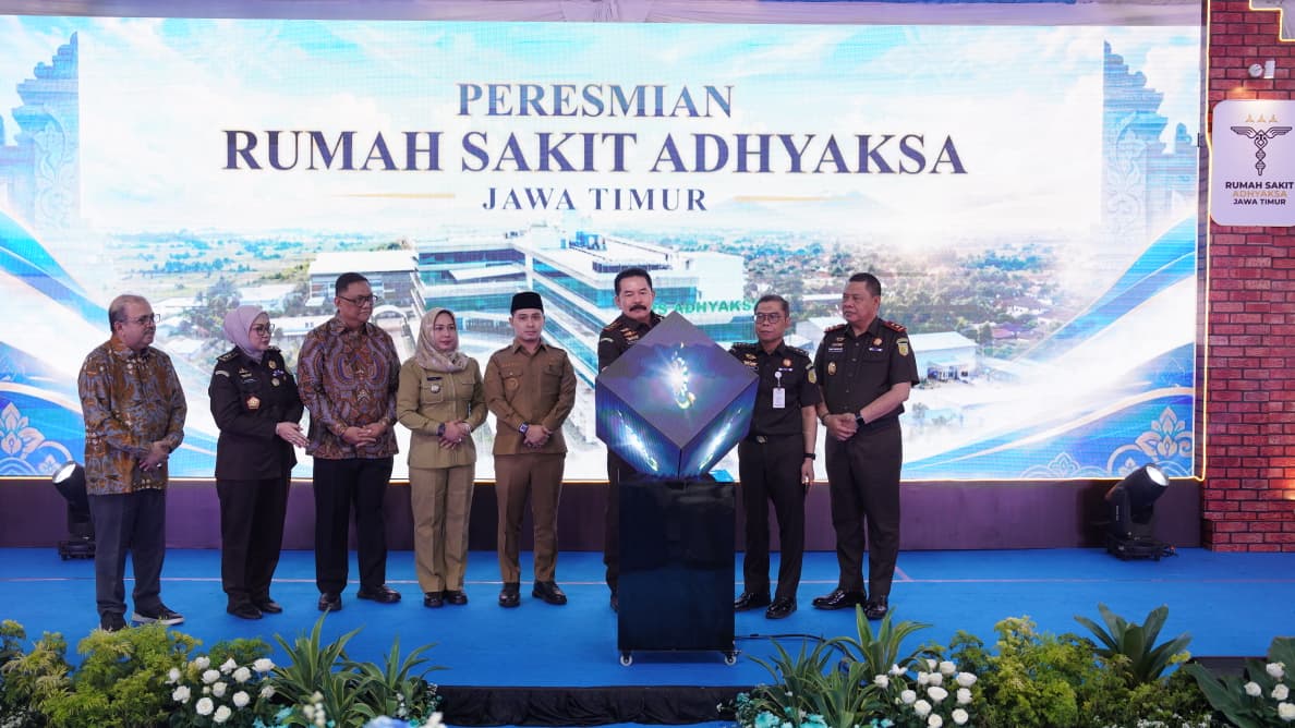 Jaksa Agung ST Burhanuddin Resmikan  RS Adhyaksa Mojokerto Jawa Timur Sebagai Komitmen Penyelenggaraan Kesehatan Yustisial