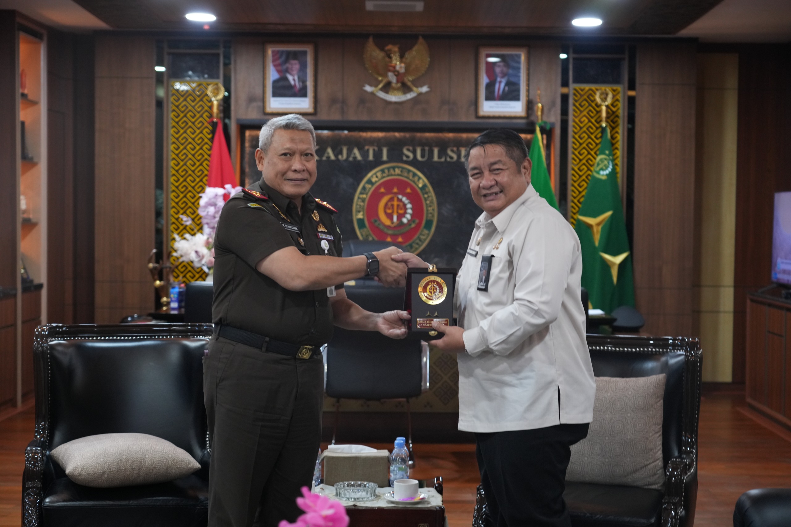 Perkuat Sistem Peradilan Pidana Terpadu Kajati Sulsel Terima Kunjungan Koordinasi Jajaran Kanwil Ditjen Pemasyarakatan Sulsel